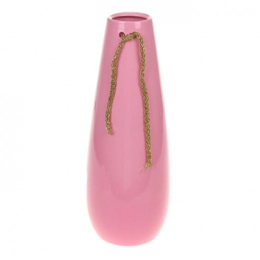 Ваза настольная (керамика), Цвет розовый, Арт. 7648