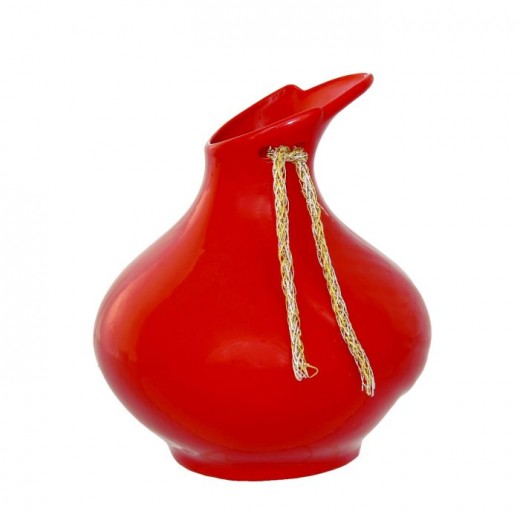 Ваза настольная (керамика), Цвет красный, Арт. 7652