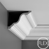 Карниз Orac decor - Luxxus (19,6х15х200 см), Гибкий, Артикул  C334F
