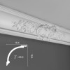 Карниз Orac decor - Luxxus (18,4х18,4х200 см), Артикул  C338A