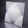 3D Панель Artpole Ampir (600х600х50 см), Гипс, Цвет белый