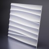 3D Панель Artpole Breeze 1 (600х600х21 см), Гипс, Цвет белый