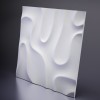 3D Панель Artpole Fog 1 (600х600х40 см), Гипс, Цвет белый
