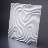 3D Панель Artpole Foggy 1 (650х650х16 см), Гипс, Цвет белый