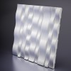 3D Панель Artpole Matrix (600х600х40 см), Гипс, Цвет белый