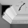 Карниз Orac decor - Luxxus (14,4х17х200 см), Артикул  C301