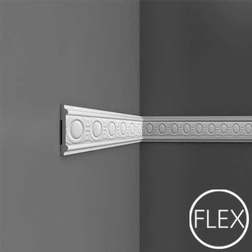 Молдинг Orac decor - Luxxus (1,7х8,5х200 см), Гибкий, Артикул  P7030F