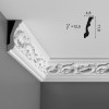 Карниз Orac decor - Luxxus (4,8х11,6х200 см), Артикул  C201