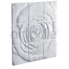 3D Панель Artpole Rose (Панно) (1 800х1 800х47 см), Гипс, Цвет белый