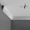 Карниз Orac decor - Luxxus (3,1х6,6х200 см), Артикул  C214