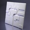 3D Панель Artpole Space 2 (600х600х28 см), Гипс, Цвет белый
