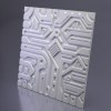 3D Панель Artpole Ex-Machina A (600х600х20 см), Гипс, Цвет белый