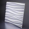 3D Панель Artpole Silk 1 (600х600х28 см), Гипс, Цвет белый