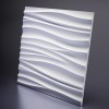 3D Панель Artpole Silk 2 (600х600х28 см), Гипс, Цвет белый