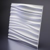 3D Панель Artpole Silk 2 LED (RGB) (600х600х89 см), Гипс, Цвет белый