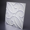 3D Панель Artpole Zafira (600х600х16 см), Гипс, Цвет белый